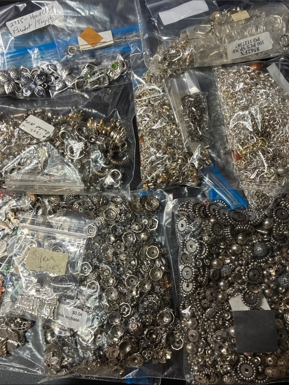 Assorted jewelry making findings